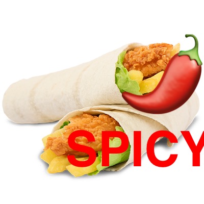 ZINGER SANDWICH SPICY MEAL.